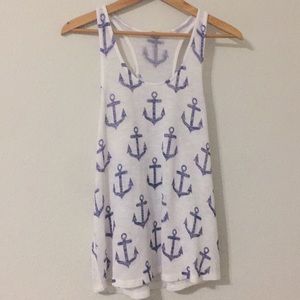 3/$20 Medium Blushed anchor tank, made in USA